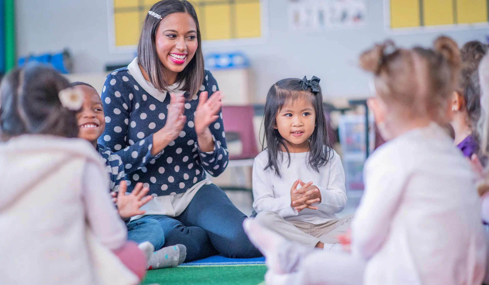Paid search account architecture diagram — age groups, catchment radius, and conversion paths structured for daycare enrolment outcomes